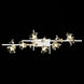 Azu 6 Light 47 inch White Bath Bar Wall Light