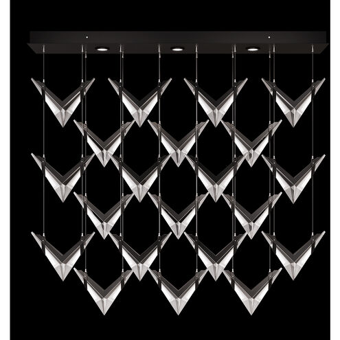 Blade 45 Light 62 inch Black Pendant Ceiling Light