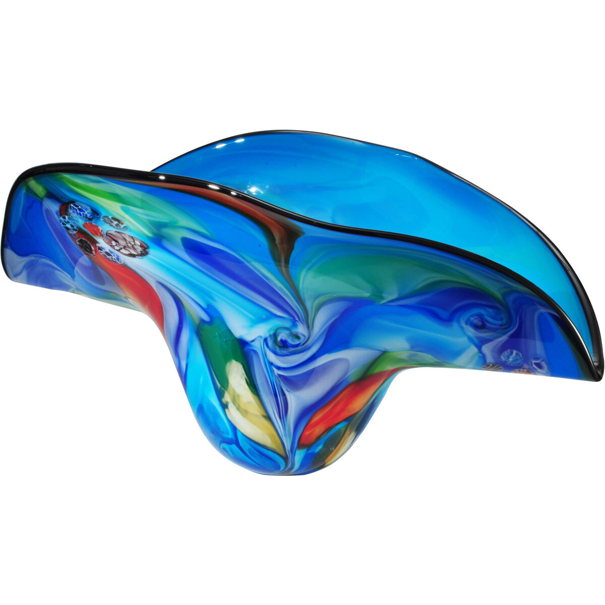 Evelyn 17 X 8 inch Blown Art Glass Bowl