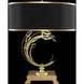 Crystal Laurel 31 inch 150 watt Gold Table Lamp Portable Light