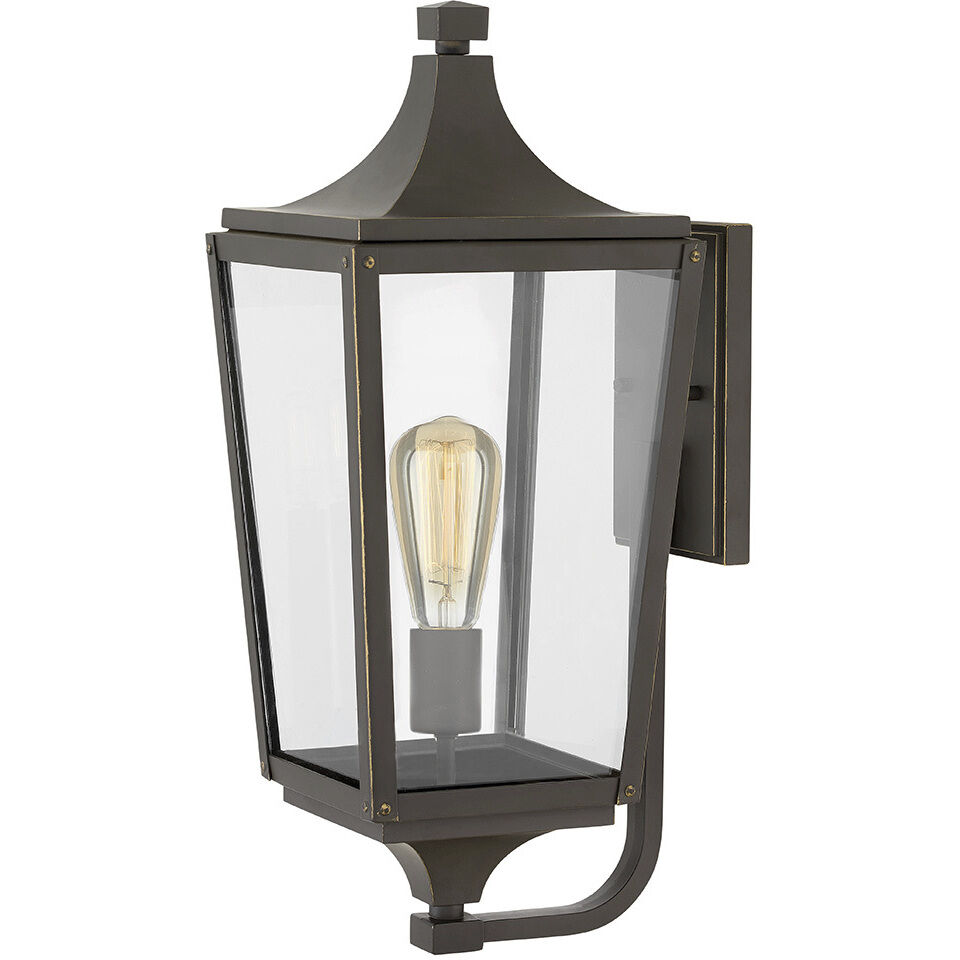 Jaymes Outdoor Wall Mount Lantern, Medium