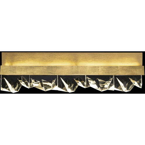 Strata 4 Light 9 inch Gold Leaf ADA Wall Sconce Wall Light