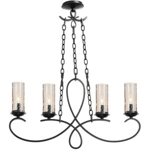 Grayson 4 Light 32 inch Heirloom Bronze Island Light Ceiling Light in Hierloom Bronze