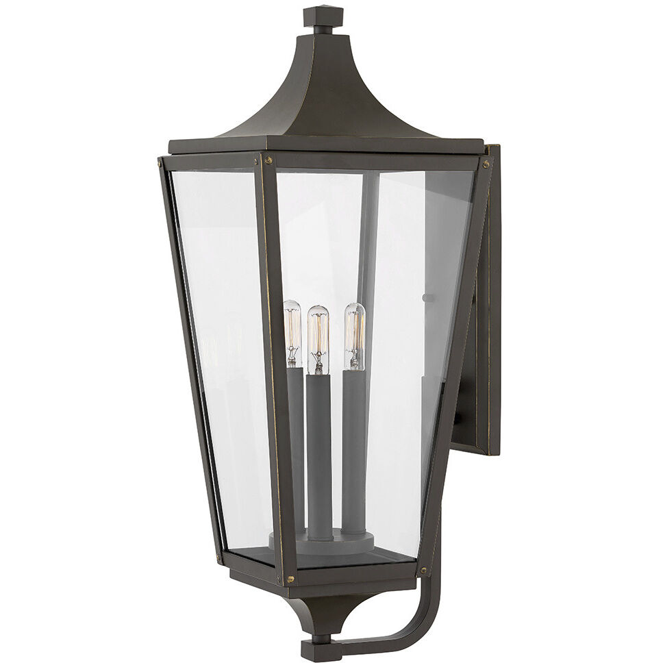 Jaymes Outdoor Wall Mount Lantern, Large