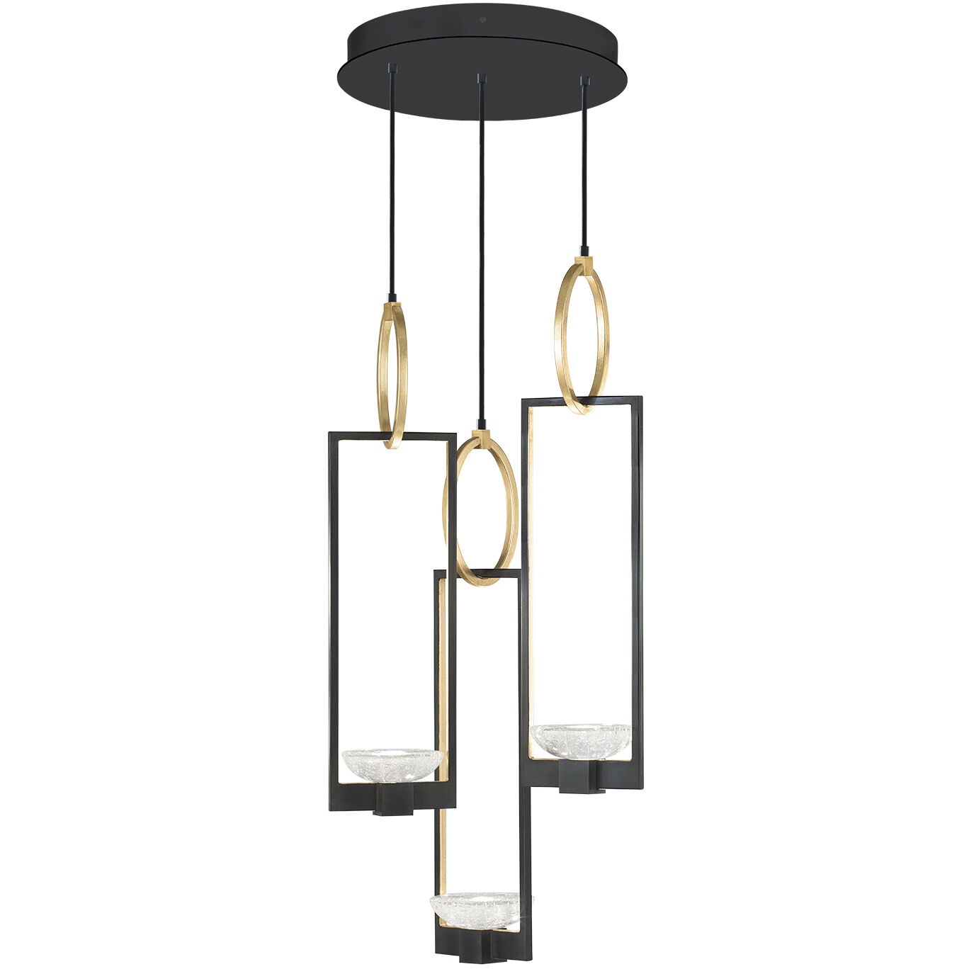 Delphi LED 18.75 inch Black Pendant Ceiling Light