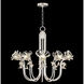 Azu LED 35.5 inch Silver Chandelier Ceiling Light