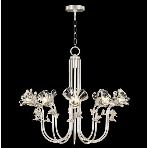 Azu LED 35.5 inch Silver Chandelier Ceiling Light