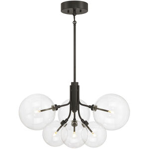 Contemporary LED 26.75 inch Oil Rubbed Bronze Chandelier Ceiling Light