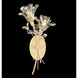 Azu LED 10.5 inch Gold Sconce Wall Light