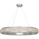 Arctic Halo 16 Light 38 inch Silver Pendant Ceiling Light