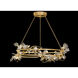 Volare 18 Light 47 inch Burnished Gold Pendant Ceiling Light