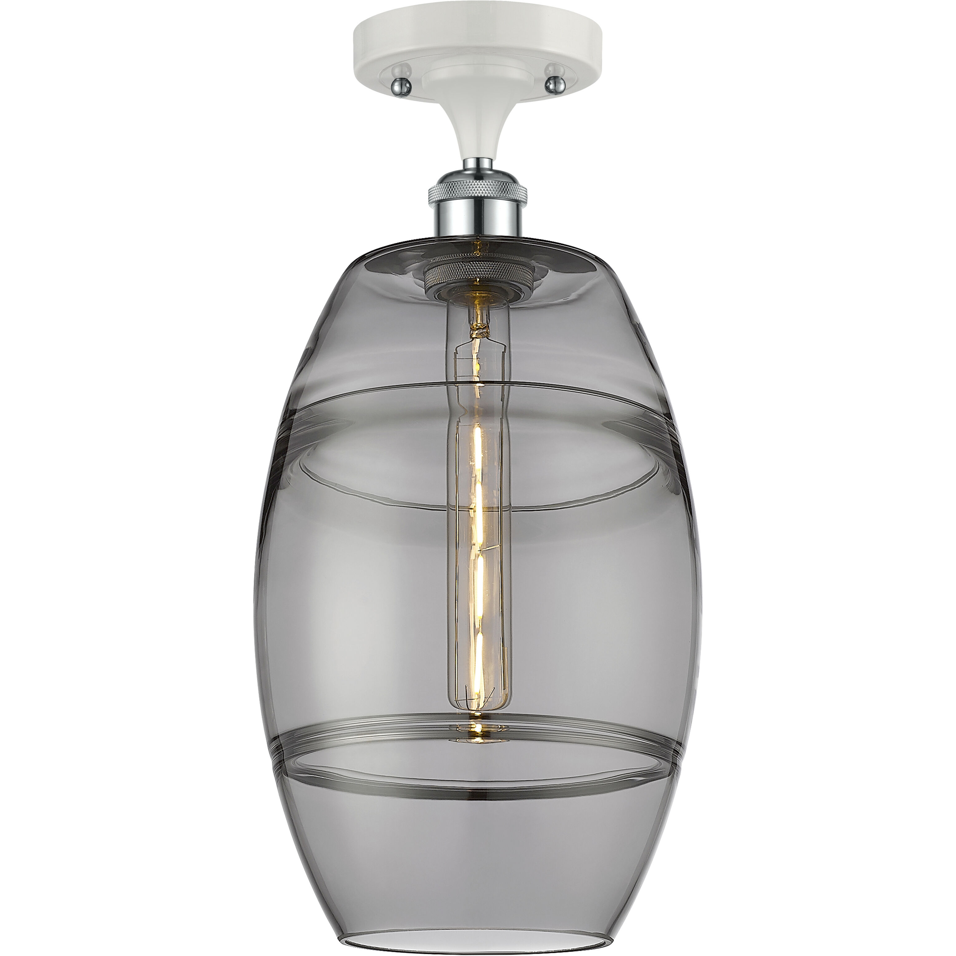 Ballston Vaz 1 Light 8.00 inch Semi-Flush Mount