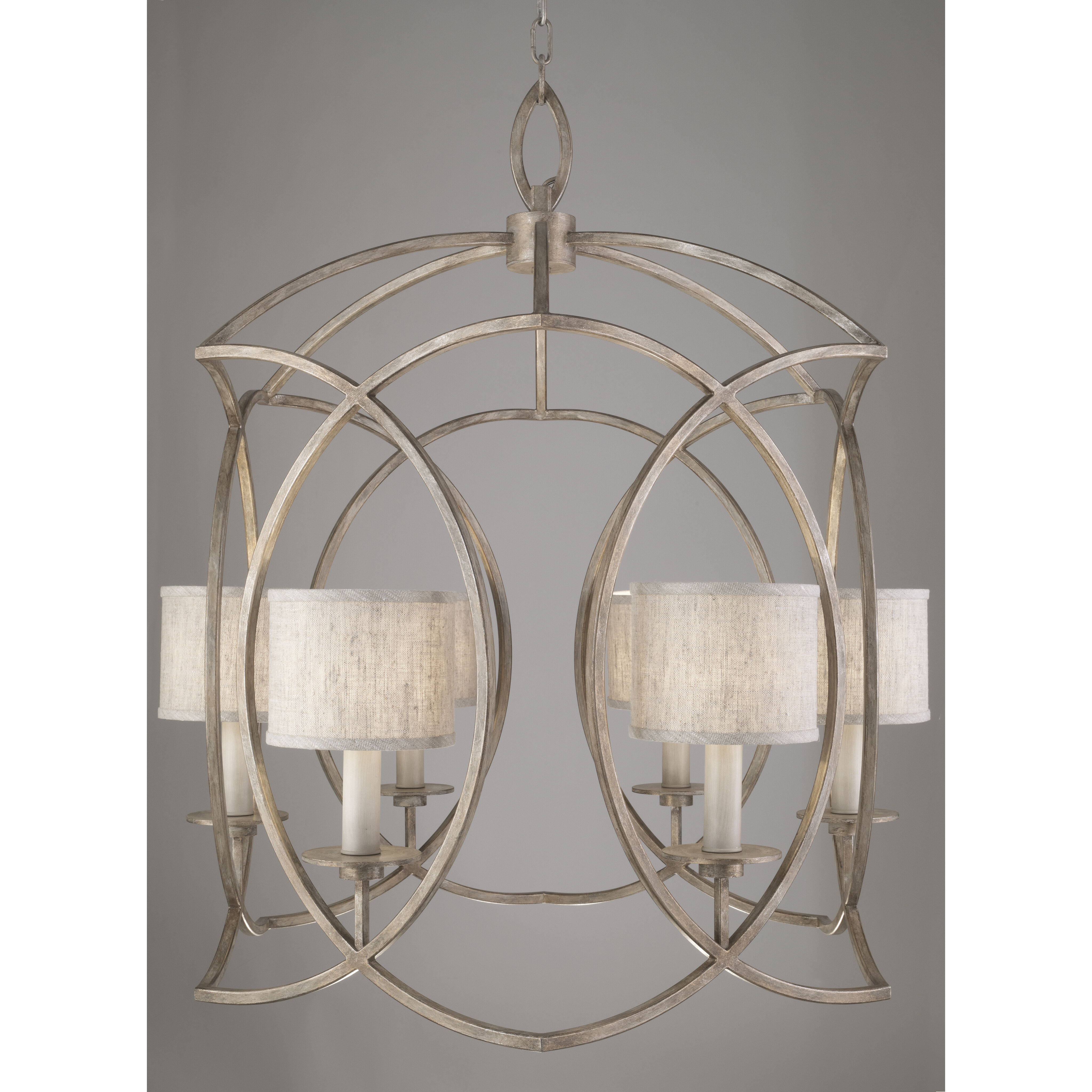 Cienfuegos 6 Light 30.5 inch Gray Chandelier Ceiling Light