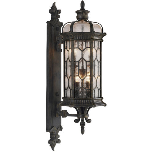 Devonshire 4 Light 32 inch Bronze Outdoor Wall Mount