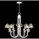 Azu LED 36 inch White Chandelier Ceiling Light