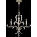 Beveled Arcs 4 Light 28 inch Silver Chandelier Ceiling Light