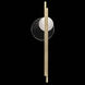 Selene 2 Light 12.75 inch Soft Gold and Clear ADA Wall Sconce Wall Light