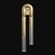Antonia Wall Sconce Wall Light in Gold Leaf/Brass/No Skin