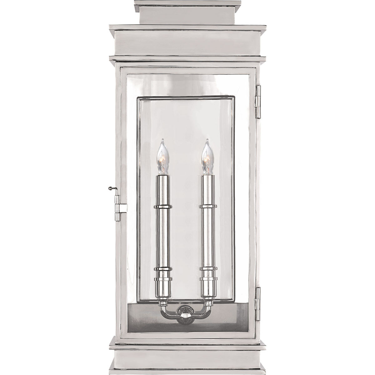 Chapman & Myers Linear Lantern 2 Light 9.00 inch Outdoor Wall Light