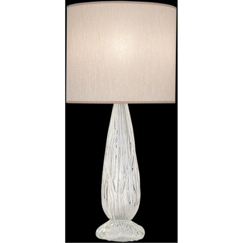 Las Olas 31 inch 100.00 watt Gold Table Lamp Portable Light in Beige Fabric