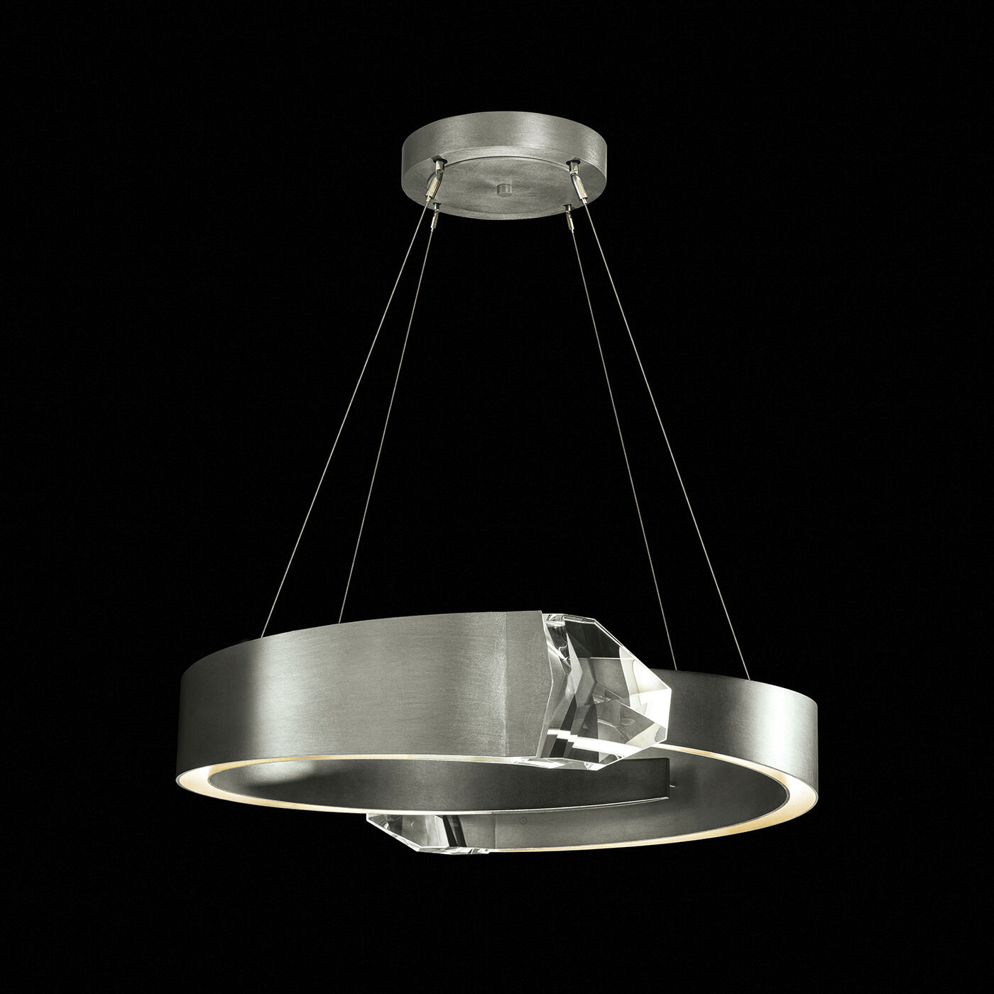 Strata Pendant Ceiling Light in Silver