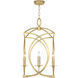 Cienfuegos 4 Light 19.5 inch Gold Chandelier Ceiling Light