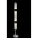 Bond 72 inch 8 watt Black and Silver Floor Lamp Portable Light