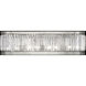 Crystal Enchantment 4 Light 26 inch Silver Sconce Wall Light