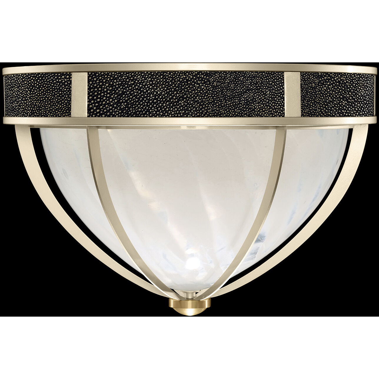 Mirage 3 Light 18.75 inch Gold Flush Mount Ceiling Light