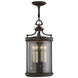 Louvre 4 Light 12 inch Bronze Outdoor Lantern 
