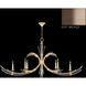 Trevi 6 Light 68 inch Bronze Chandelier Ceiling Light 