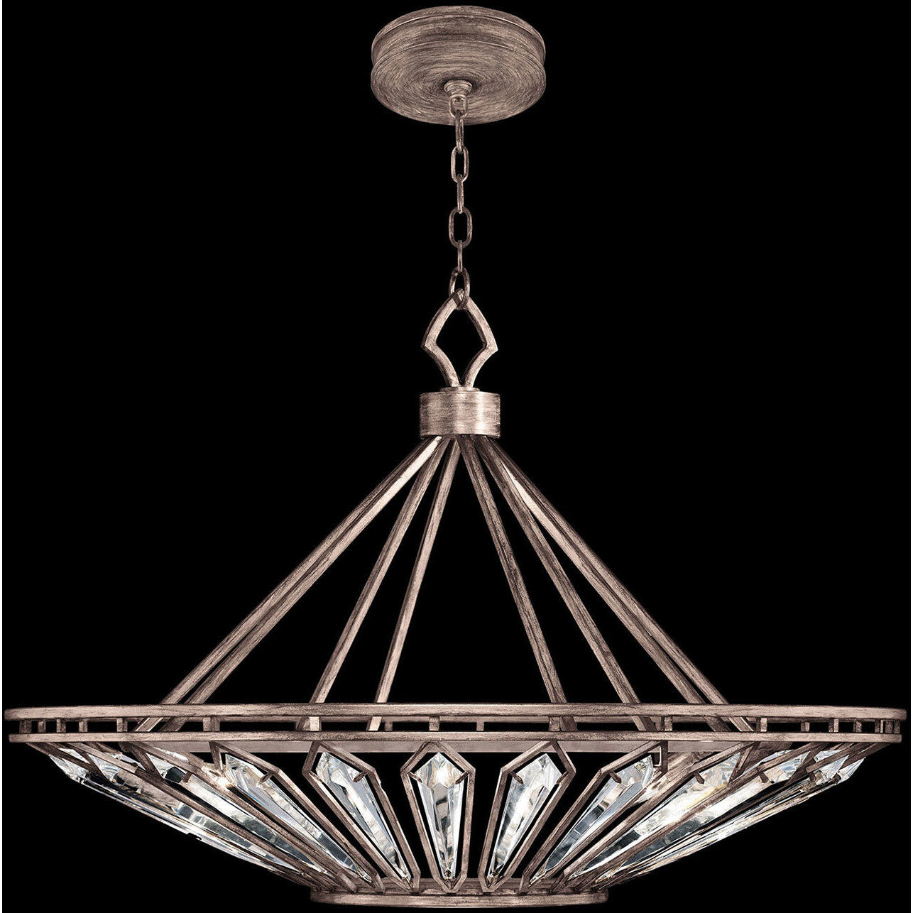 Westminster 13 Light 38 inch Silver Pendant Ceiling Light
