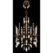 Encased Gems 24 Light 53 inch Bronze Chandelier Ceiling Light in Clear Crystal