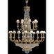 Mariner Luxury LED 69.69 inch Antique Gold Plated Chandelier Ceiling Light