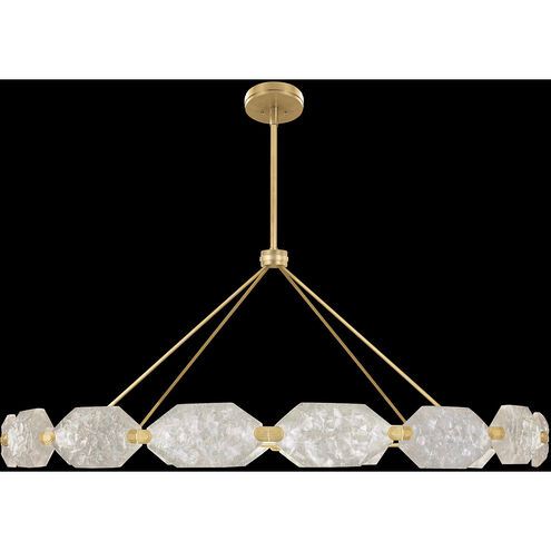 Allison Paladino LED 74 inch Gold Pendant Ceiling Light