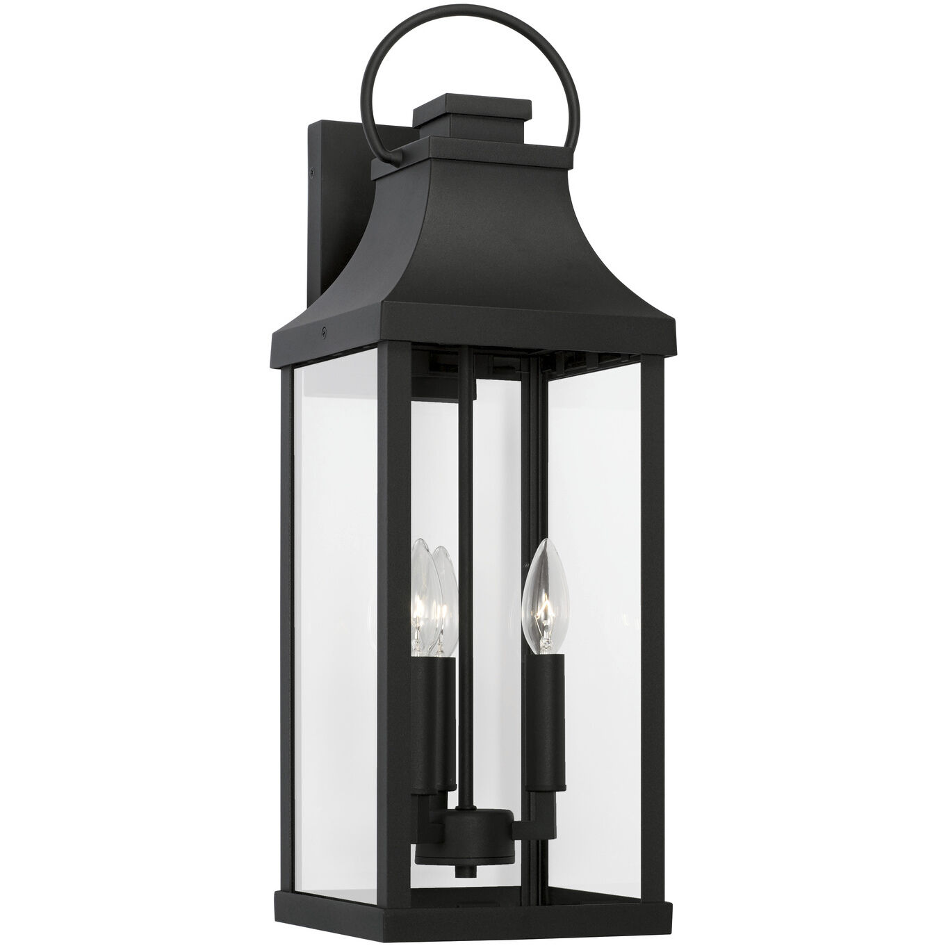 Bradford 3 Light 24 inch Black Outdoor Wall Lantern