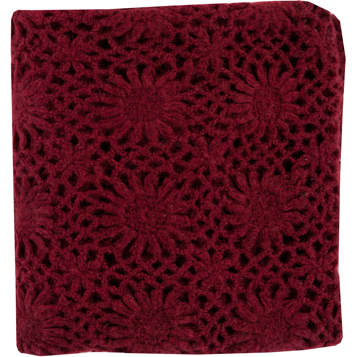 Teresa 60 X 50 inch Burgundy Throws
