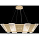 Crownstone 16 Light 38 inch Gold Pendant Ceiling Light in Metal Mesh