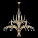 Trevi 12 Light 56 inch Gold Leaf Chandelier Ceiling Light