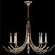 Trevi 8 Light 39.5 inch Soft Bronze Chandelier Ceiling Light