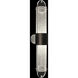 Bond LED 5.5 inch Black and Silver Sconce Wall Light