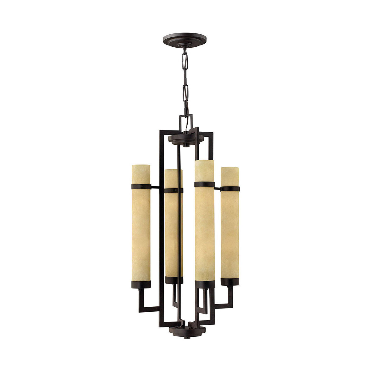Cordillera 8 Light 19 inch Rustic Iron Foyer Light Ceiling Light