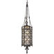 Costa del Sol 4 Light 10 inch Wrought Iron Outdoor Lantern 