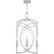 Cienfuegos 4 Light 19.5 inch Silver Chandelier Ceiling Light