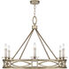 Cienfuegos 6 Light 37.5 inch Gold Chandelier Ceiling Light
