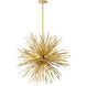 Killiam 16 Light 36 inch Cavalier Gold Pendant Ceiling Light