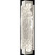 Terra 2 Light 6 inch Silver ADA Sconce Wall Light in Clear Studio Glass