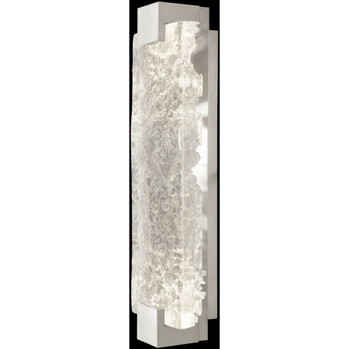 Terra 2 Light 6 inch Silver ADA Sconce Wall Light in Clear Studio Glass
