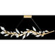 Foret 7 Light 64 inch Gold Linear Pendant Ceiling Light