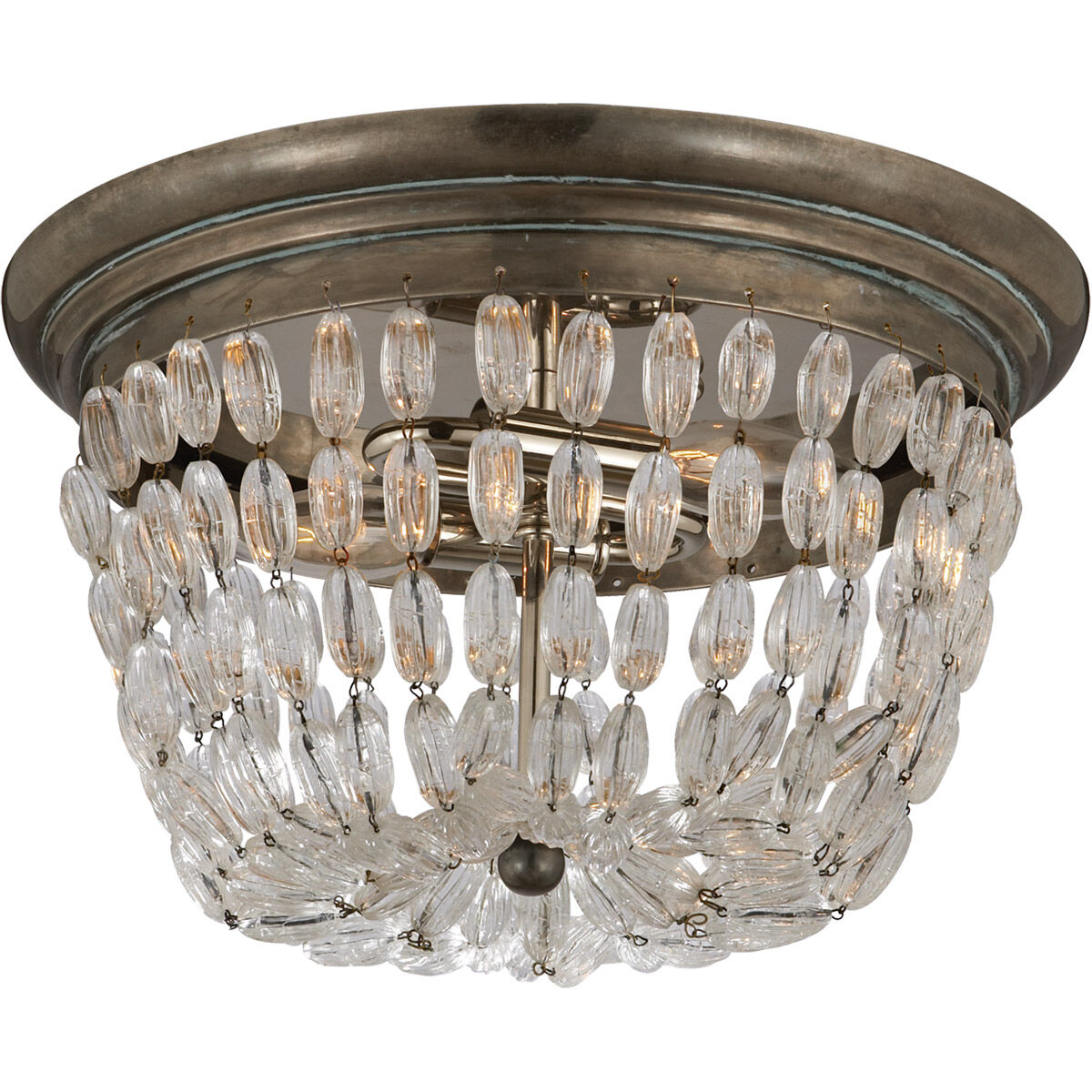 Chapman & Myers Paris Flea Market 2 Light 13.00 inch Flush Mount